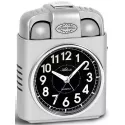ATLANTA Glockenwecker Silent Q lauter Alarm Licht silber