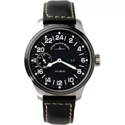 ZENO-WATCH BASEL Pilot Oversized XL 24 Stundenanzeige Handaufzug