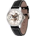 ZENO-WATCH BASEL Retro Classic Handaufzug Skelettuhr Edelstahl