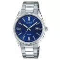 CASIO Analog Retro 38mm Quartzuhr blau