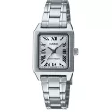 CASIO Analog Square mini Quartzuhr römisch Stahl