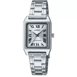 CASIO Analog Square mini Quartzuhr römisch Stahl