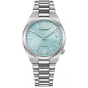 CITIZEN Tsuyosa Medium Automatik Uhr Stahl eisblau
