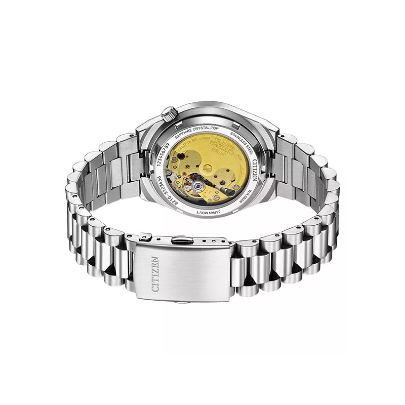 CITIZEN Tsuyosa 37 Medium Automatik Uhr Stahl pink
