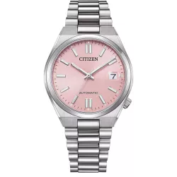 CITIZEN Tsuyosa Medium Automatik Uhr Stahl pink