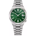 CITIZEN Tsuyosa Medium Automatik Uhr Stahl grün