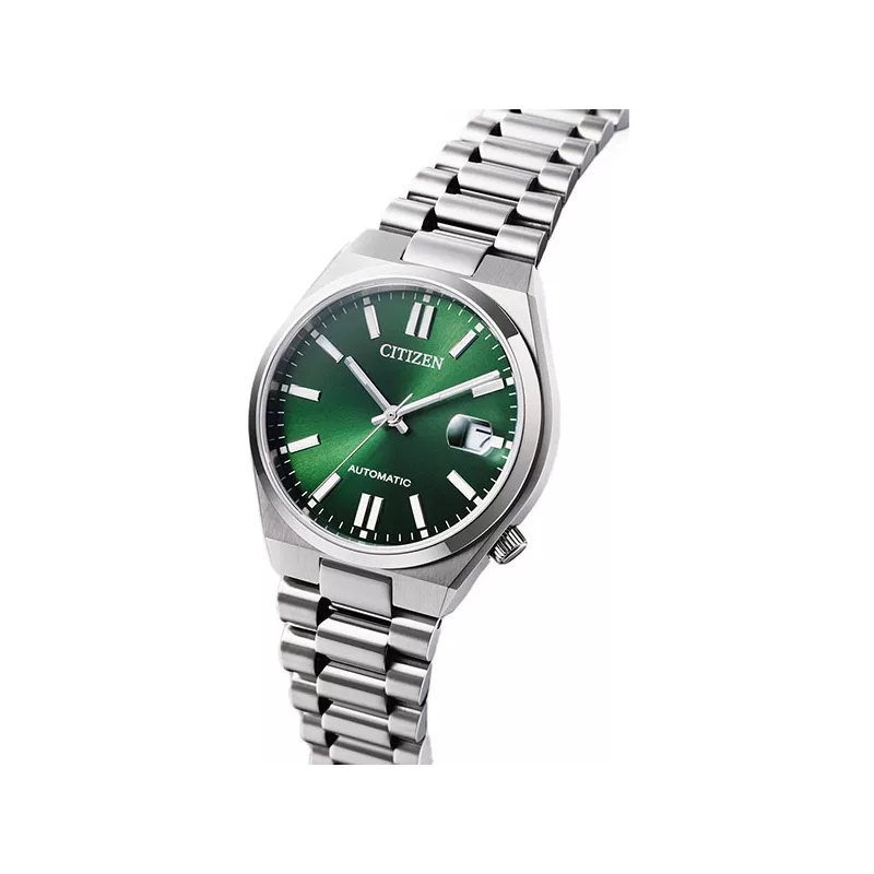 CITIZEN Tsuyosa 37 Medium Automatik Uhr Stahl grün