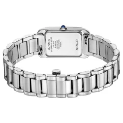 CITIZEN Elegant Lady Solaruhr Edelstahl rechteckig