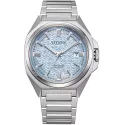 CITIZEN Retro Automatik Uhr Serie 8 Sakura eisblau