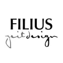 FILIUS Wort Tischuhr 20cm Messing gold