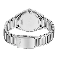CITIZEN Klassik Eco-Drive Solaruhr Edelstahl blau