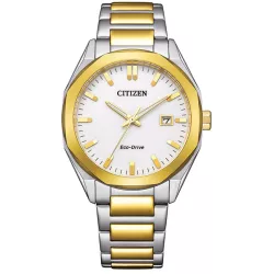 CITIZEN Klassik Eco-Drive Solaruhr Edelstahl bicolor