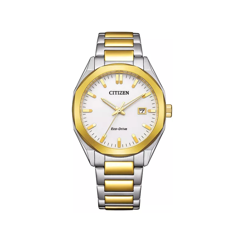 CITIZEN Sports Eco-Drive Solaruhr Edelstahl bicolor