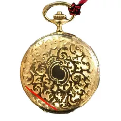 Vintage Taschenuhr Handaufzug JaquetGirard 18K Gold