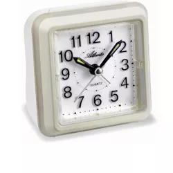 ATLANTA Rainbow Sweep Silent Wecker eckig