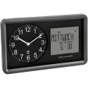 TFA LCD Funk Tisch-Wanduhr mit ausgeschriebenem Wochentag
