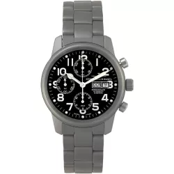 ZENO-WATCH BASEL Pilot Classic Fliegeruhr Automatik Chronograph Titan