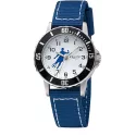 Quartz Kinderuhren Fussball blau