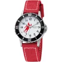 Quartz Kinderuhren Fussball rot