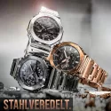 G-SHOCK Analog-Digitaluhr CasiOak Steel Carbon Core Solar schwarz