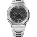 G-SHOCK Analog-Digitaluhr CasiOak Steel Carbon Core Solar schwarz