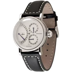 ZENO-WATCH BASEL Retrograde Automatikuhr Regulator silber