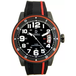 RENDEX Fashion Sportuhr Quartz schwarz-orange