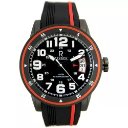 RENDEX Fashion Sportuhr Quartz schwarz-rot