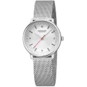 MONDAINE Doppio Quartz 33 Recy-Stahl grau