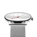 MONDAINE Doppio Quartz 33 Recy-Stahl grau