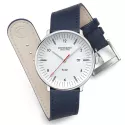 MONDAINE Doppio Solar 41 Recy-Stahl blau