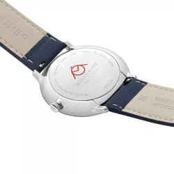 MONDAINE Doppio Solar 41 Recy-Stahl blau