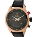 RENDEX Design XL Chronograph Quartzuhr ros vergoldet