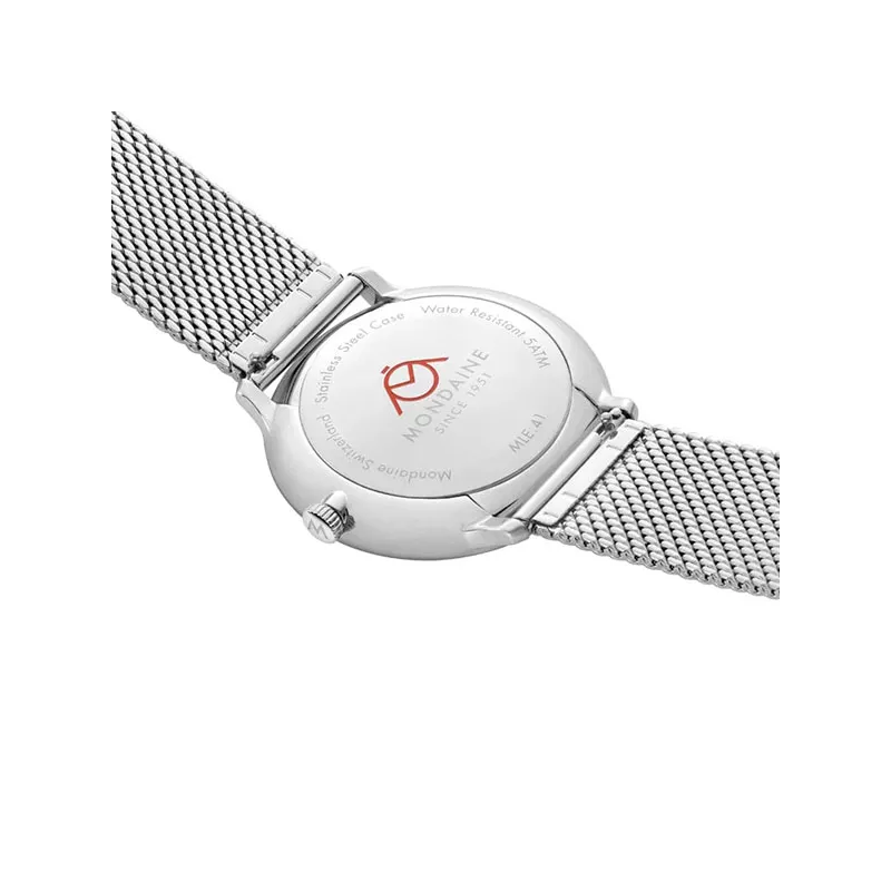 MONDAINE Doppio Solar 41 Recy-Stahl Mesh