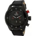 RENDEX Design XL Chronograph Quartzuhr schwarz
