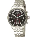 ZENO-WATCH BASEL Pilot Oversized XL Fliegeruhr Q Tag Datum Stahl