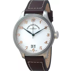 ZENO-WATCH BASEL Retro Oversized XL Quartzuhr Grossdatum