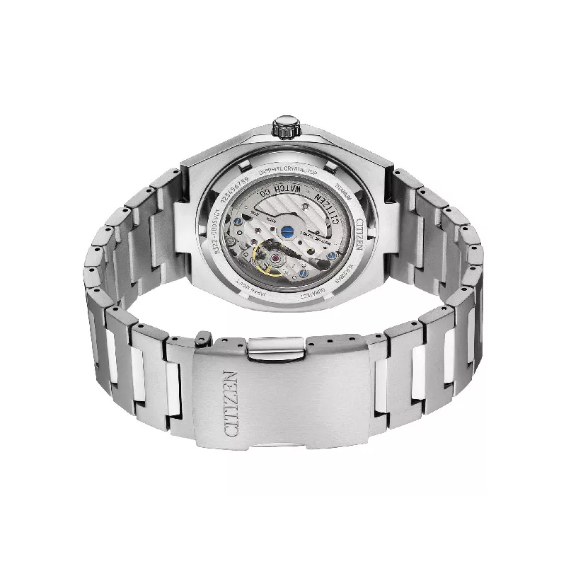 CITIZEN Zenshin 60 Stunden Automatik Titanuhr blau