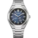 CITIZEN Zenshin 60 Stunden Automatik Titanuhr blau