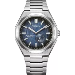 CITIZEN Zenshin 60 Stunden Automatik Titanuhr blau