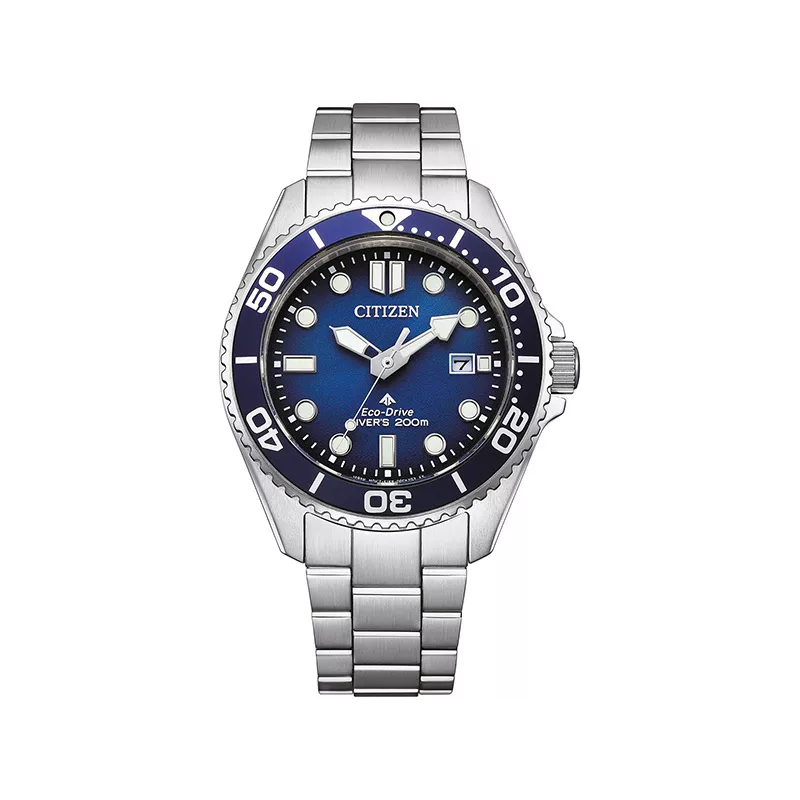 CITIZEN Promaster Eco-Drive Diver Solar Taucheruhr Titan blau