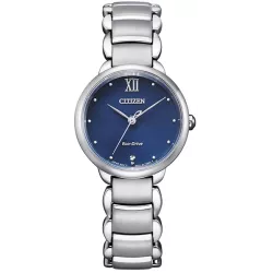 CITIZEN Elegant Lady Eco-Drive Solaruhr Edelstahl blau
