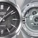 CASIO Edifice Automatik Uhr Edelstahl Carbon