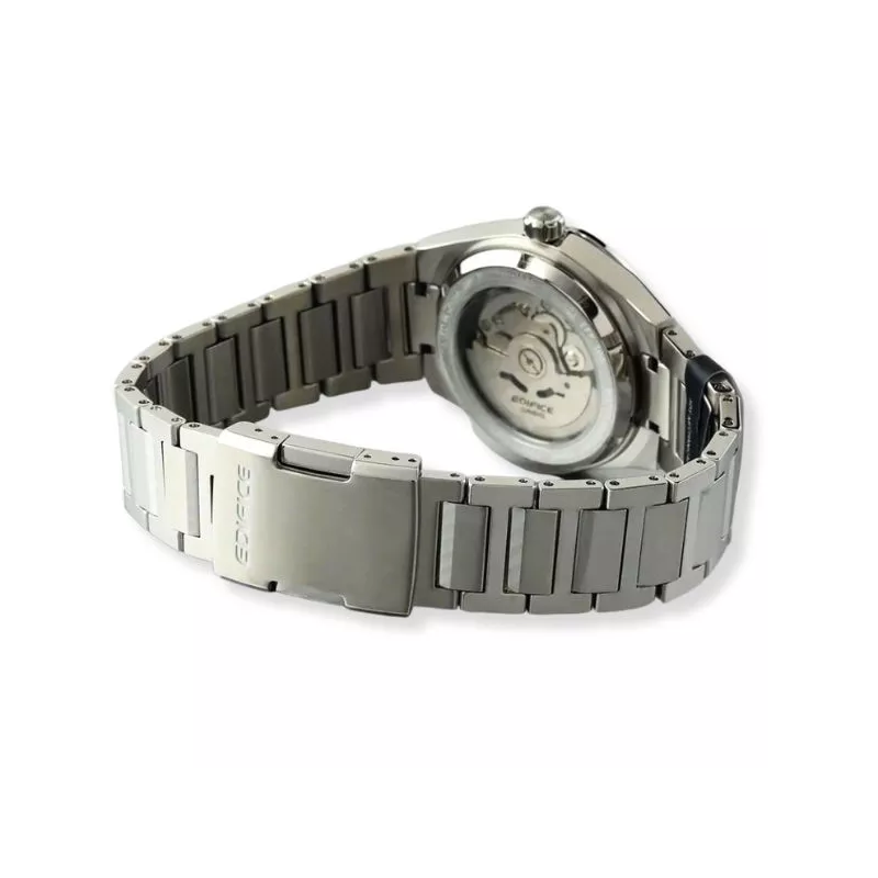 CASIO Edifice Automatik Uhr Edelstahl blau