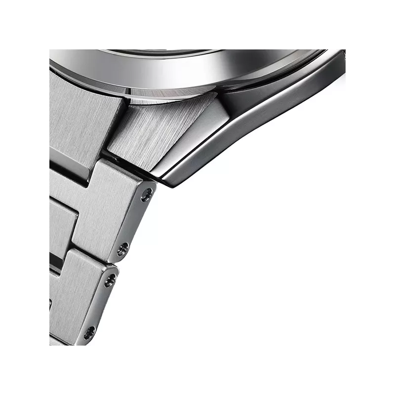 CASIO Edifice Automatik Uhr Edelstahl blau