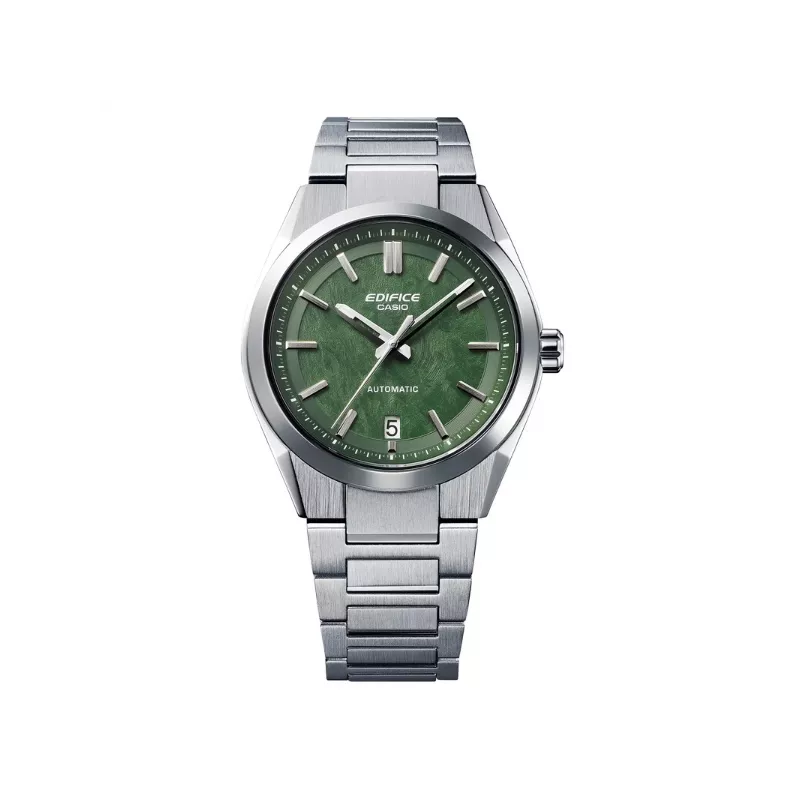 CASIO Edifice Automatik Uhr Edelstahl grün