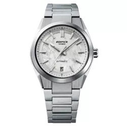CASIO Edifice Automatik Uhr Edelstahl silbergrau