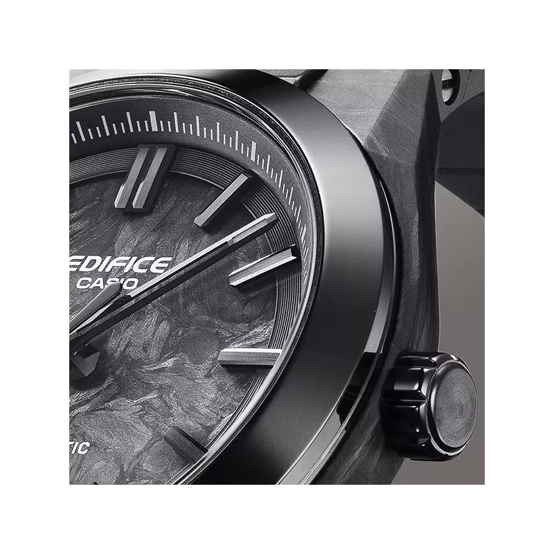CASIO Edifice Automatik Uhr Carbon