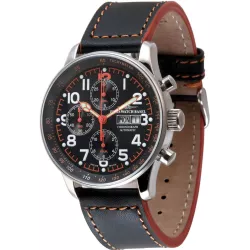 ZENO-WATCH BASEL Pilot X-Large Automatik Flieger Chrono schwarz