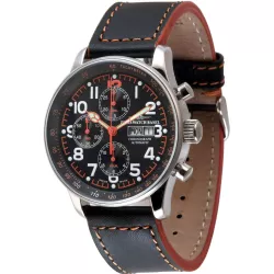 ZENO-WATCH BASEL Pilot X-Large Automatik Flieger Chrono schwarz